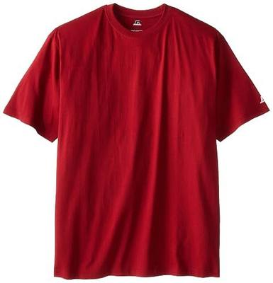 Russell Athletic Men's Big & Tall Basic Short Sleeve Solid Crew Neck T-Shirt
