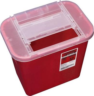 Kendall Sharps-A-Gator Container, 2 Gallon