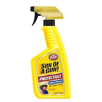STP Son of a Gun Spray Protectant, Shines and Protects Vinyl, Rubber and Plastic, 16 Oz