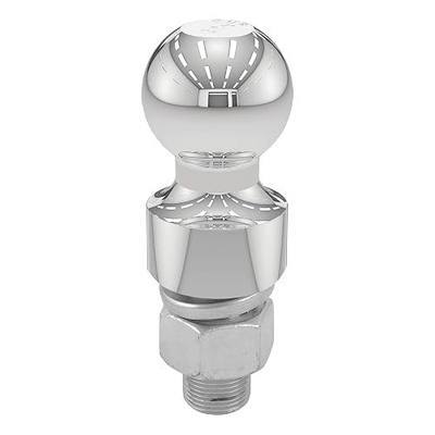 CURT Manufacturing 40033 2 in. Diameter Chrome Trailer Ball with 1 in. Rise Shank