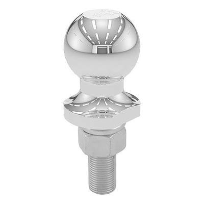 CURT 40015 Chrome Trailer Hitch Ball, 2,000 lbs, 1-7/8-Inch Diameter, 3/4 x 2-1/8-Inch Shank, Silver