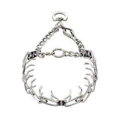 Herm Sprenger Chrome Plated Steel Training Prong Collar with Quick Release Snap for Dogs, 21-22 in x 3mm, Neck Size UP to 18 inches
