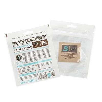 Boveda for Cigars | One-Step Calibration Kit | Preloaded with 75% RH Humidity Control Pack | Precise Salt Test for Digital and Analog Hygrometers and Humidity Sensors | 1-count