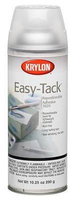 Krylon K07020007 10.25-Ounce Easy Tack Repositionable Adhesive Spray