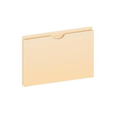 Pendaflex File Jackets, Legal Size, Manila, 2" Expansion, Reinforced Straight-Cut Tabs with Thumb Cut, 50 Per Box (23200EE), Beige