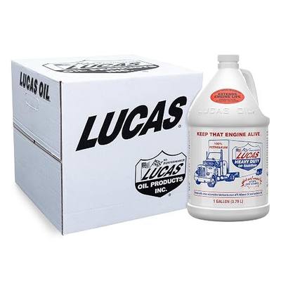 Lucas Oil 10002 Heavy Duty Oil Stabilizer - 1 Gallon | Premium Engine Lubricant Additive Friction Reducer Performance Booster Automotive Vehicle Maintenance Multi-Functional 3.78L