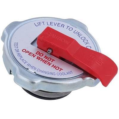 MotoRad Radiator Cap, 16 PSI, Black, Size A, for Open or Closed System (10330)