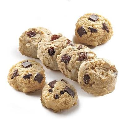 David's Cookies Preformed Frozen Cookie Dough – Chocolate Chunk & Oatmeal Raisin, Ready-to-Bake Cookies, 80 Count