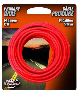 Coleman Cable 55669133 Automotive Copper Wire; 14-Gauge; Red