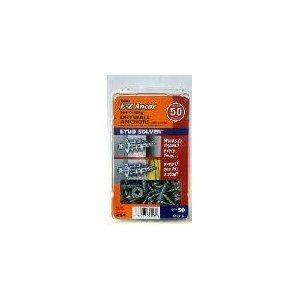 #7 x 1-1/4" Stud Solver Heavy-Duty 50-lb Drywall Anchors, 50 PCS