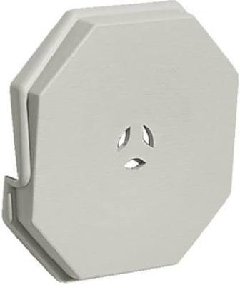 BUILDERS EDGE TV202457 Gray Surface Block