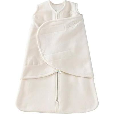 HALO Micro-Fleece Sleepsack Swaddle, 3-Way Adjustable Swaddle Blanket for Newborn and Infants, TOG 3.0 for Cold Climates, Hip Healthy, Cream, Newborn, 0-3 Months