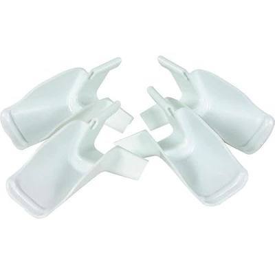 Camco 42123 Gutter Extensions - Pack of 4 , White