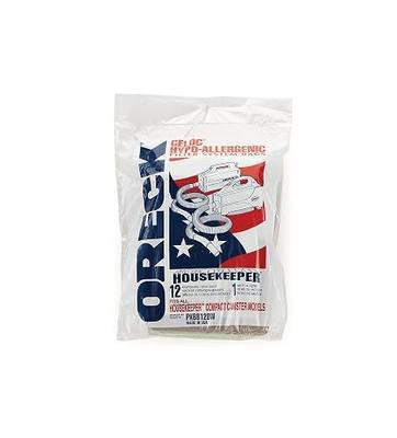 Oreck Commercial Super Compact Canister Vacuum Cleaner Bags, Pack of 12, Advanced Filtration, Disposable, Oreck Vacuum Cleaner Bags for Use in Compact Canister Vacuums