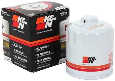 K&N Oil Filter: 20,000 Mile Engine Protection with Wrench Off Nut, HP-1004 | Compatible with Select 1988-2026 HYUNDAI/KIA/SUBARU/HONDA Vehicle Models (See Product Description for Select Models)