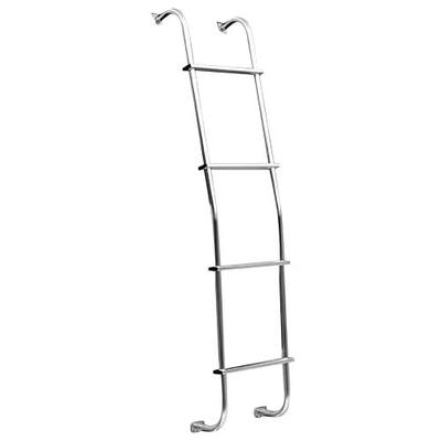 Surco 103H Aluminum 4-Step Van Ladder, Hook-Over Rear Door Mount, Fits Chevy GMC Dodge Vans, 250 lb Capacity, Made in USA