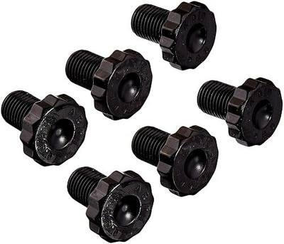 ARP 200-2902 Flexplate Bolt Kit, Pro Series, 7/16-20 in Thread, 0.680 in Long, 12 Point Head, Chromoly, Black Oxide, Set of 6