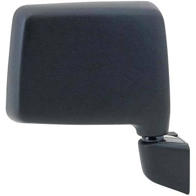 Fit System Passenger Side Mirror for Suzuki Samurai, Black, Foldaway, Manual
