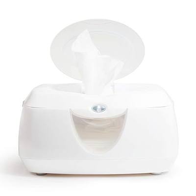 Munchkin Warm Glow Baby Wipe Warmer with Nightlight, Baby Wipes Warmer Dispenser for Newborn Diaper Changes, Holds 100 Wipes, White