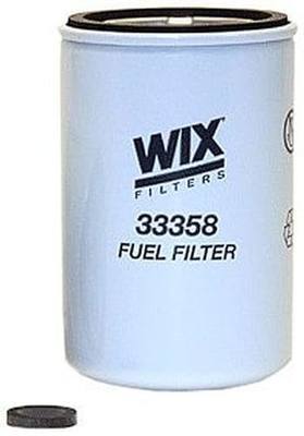 WIX 33358 Fuel Filter Replacement Compatible with Case, Cummins, Deutz, Perkins, Volvo (10 Micron)