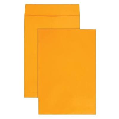 Quality Park Jumbo Kraft Envelopes, 12-1/2 x 18-1/2, Ungummed Catalog Envelopes for Storing and Organizing, 28 lb Kraft Paper, 25 per Box (QUA42353), Light Brown