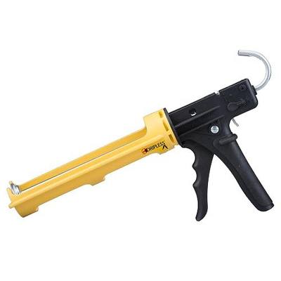 Dripless Brand ETS3000 Composite Caulk Gun for gunning 10oz / 300ml Sealant or Adhesive Cartridges - 18:1 Thrust Ratio - Unibody Revolving Cradle - Optional Drip/Dripless switch - ProBuilder Grade