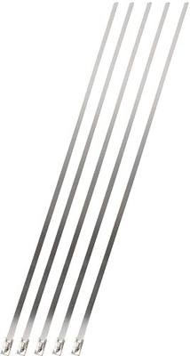 Design Engineering 14" Stainless Steel Locking Ties (Pack of 5)