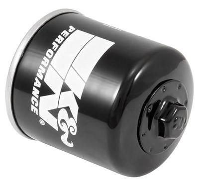 K&N Motorcycle Oil Filter: High Performance Black Oil Filter with 17mm nut designed to be used with synthetic or conventional oils fits Honda, Kawasaki, Triumph, Yamaha Motorcycles KN-204
