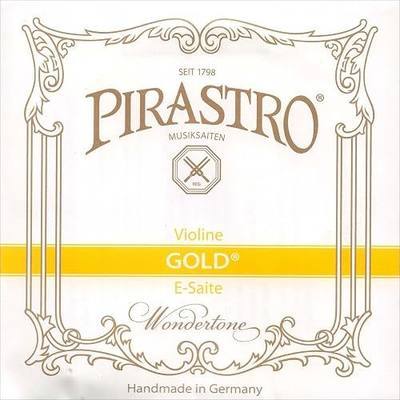 Pirastro Gold Label 4/4 Violin E String - Medium - Steel - Ball End