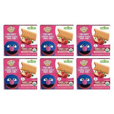 Earth's Best Organic Toddler Snack Bars, Sunny Days Strawberry, 2 Years and Up, 7 Ct (Pack of 6)