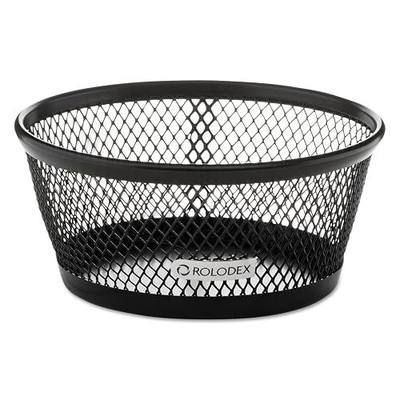 Rolodex Nestable Mesh Jumbo Clip Dish, Black (62562)
