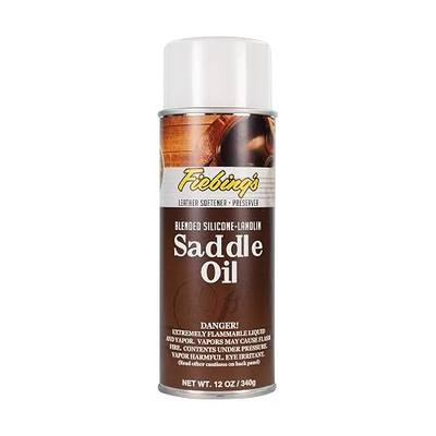 Fiebing's Sadde Oil 12oz - aerosol Conditioner for Saddles, Belts, Holsters, Other Leather Goods