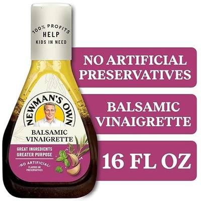 Newman's Own Balsamic Vinaigrette Salad Dressing, 16-oz. (Pack of 6)