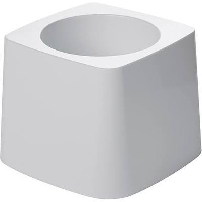 Rubbermaid Commercial Products 5" Toilet Bowl Brush Holder White Compact Design for Toilet Brush Storage for Bathroom/Professional/Janitorial Use