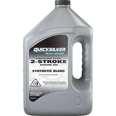 Quicksilver 2-Stroke Premium Plus Synthetic Blend Marine Engine Oil, 1 Gallon