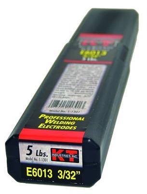 1-1301 - AWS E6013 Mild Steel Welding Electrode Rod 3/32" 5lB
