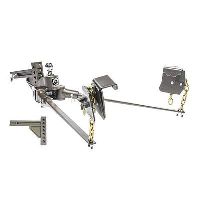 Blue Ox BXW1000 SwayPro Weight Distributing Hitch 2″ Receiver for Trailer | 7 Hole Shank | 10,000 lbs Maximum Towing | Levels Out Ride to Restore Control and Stability