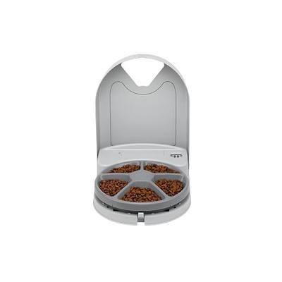 PetSafe Automatic Dog Feeder, 5 Meals, 40 oz Capacity, Plastic, for Dry Food, Multiple Pets | Schedules up to 5 Meals/Treats, Each Compartment Holds 1 Cup, Feed-Now Button, Dishwasher-Safe Tray