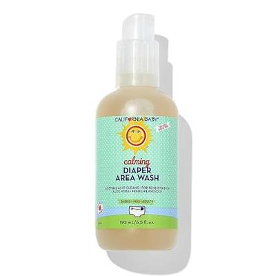 California Baby Diaper Spray | Cleans Better Than Baby Wipes | Gentle Alternative to Wet Wipes | Soothing Aloe | Diaper Bag Essentials | 6.5 oz.