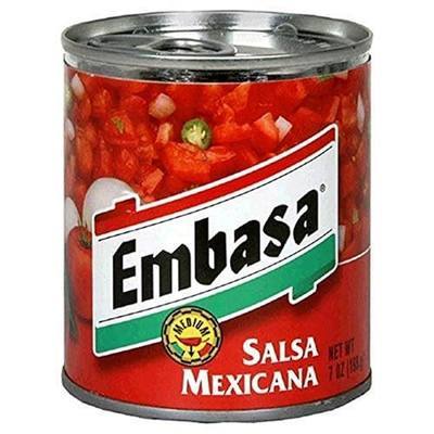 Embasa Salsa Mexicana, 7-Ounce Cans (Pack of 12)