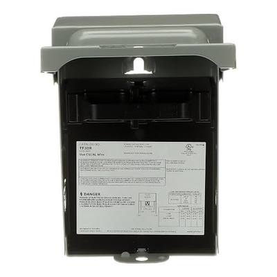 ABB TF30RCP • Weatherproof Fused AC Disconnect Switch • AC Disconnect 30A 240V • 1 Phase N3R • Horsepower Rated • 10kAIC