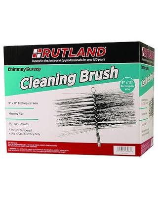 Rutland 12" X 8" Rectangular, Wire, 1/4" Pipe Thread Chimney Sweep