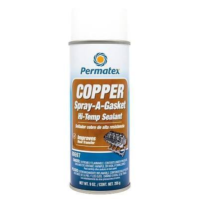 Permatex 80697 Copper Spray-A-Gasket Hi-Temp Adhesive Sealant, 9 oz. net Aerosol Can