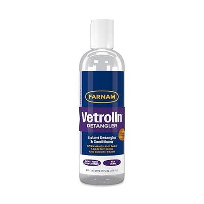 Farnam Vetrolin Instant Detangler and Conditioner for Horse Manes and Tails, 12 Oz