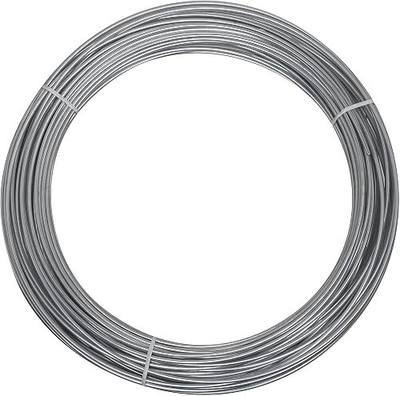 National Hardware Galvanized Steel Wire Mesh 12 Gauge x 100 ft Roll Heavy Duty Fence Wire for Chicken Coops Garden Fencing Animal Pens Crafts 300 lbs Load Limit Rust Resistant