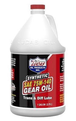 Lucas Oil 10122 75 W-140 Synthetic Motor Lube, Case of 4