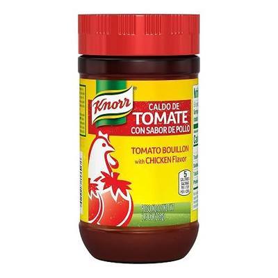 Knorr Tomato Bouillon with Chicken Flavor For Sauces, Soups and Stews Granulated Fat and Cholesterol Free 7.9 oz