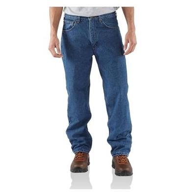 Carhartt Men's Relaxed Fit Straight Leg Fleece Lined