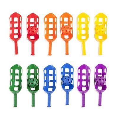 Champion Sports Scoop Ball & Catch Games – Lightweight Plastic Toss & Catch Sets for All Ages