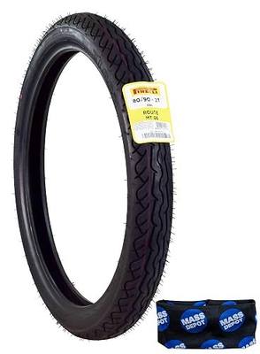 Pirelli MT 66 Route Motorcycle Cruiser Tire (80/90-21 F) Includes Neck Gaiter